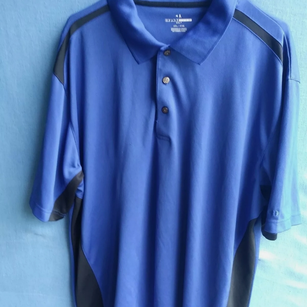 Grand Slam Men's SZ XXL Blue Golf Polo B1